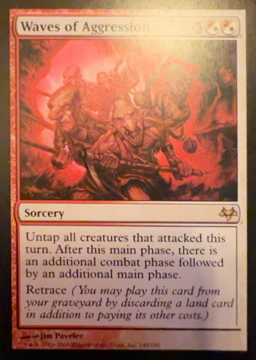 Waves of Aggression  magic card collectible - Main Image 3