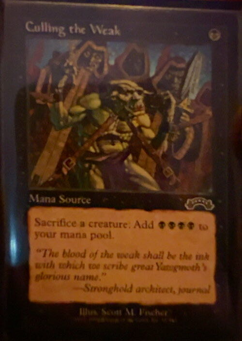 Culling the Weak  magic card collectible - Main Image 2
