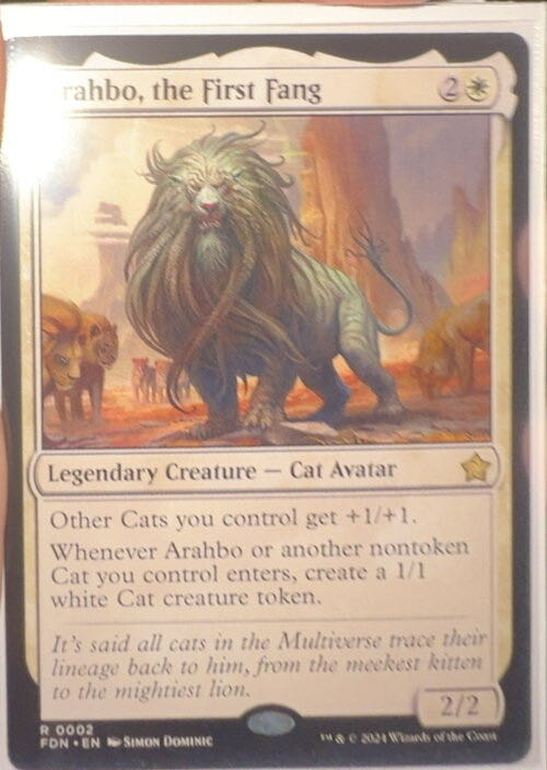 Arahbo, the First Fang  magic card collectible - Main Image 2