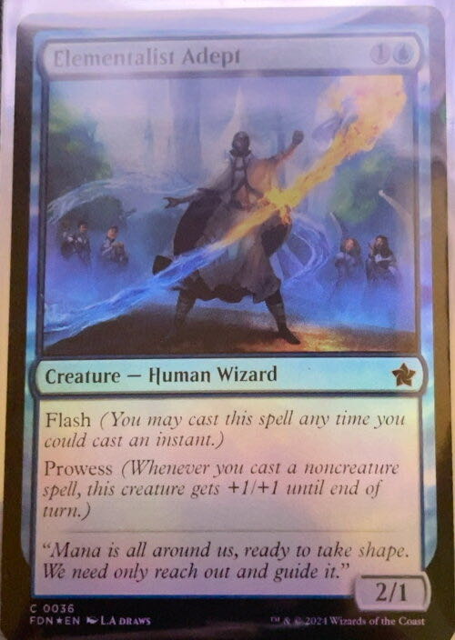Elementalist Adept  magic card collectible - Main Image 2