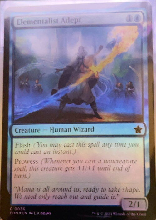 Elementalist Adept  magic card collectible - Main Image 3