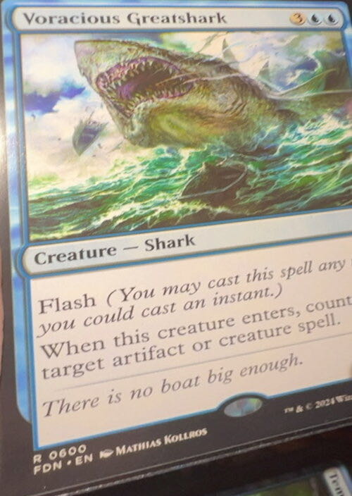 Voracious Greatshark  magic card collectible - Main Image 2