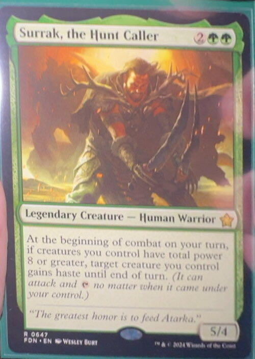 Surrak, the Hunt Caller  magic card collectible - Main Image 2