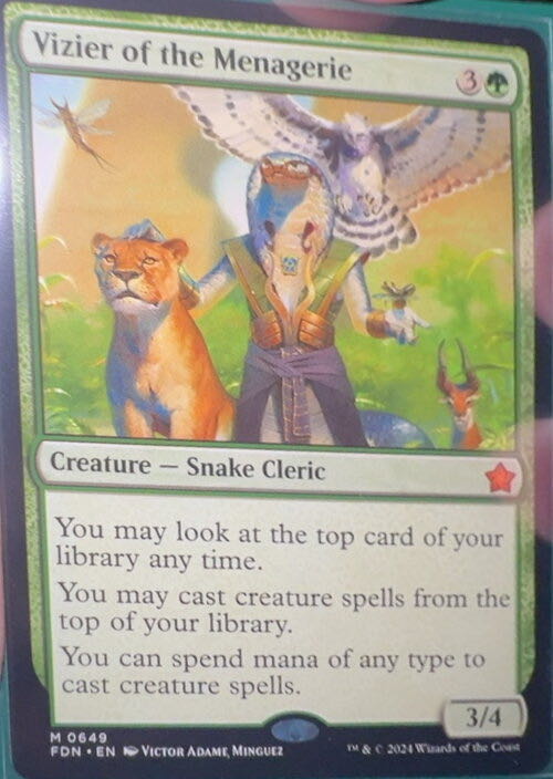 Vizier of the Menagerie  magic card collectible - Main Image 2