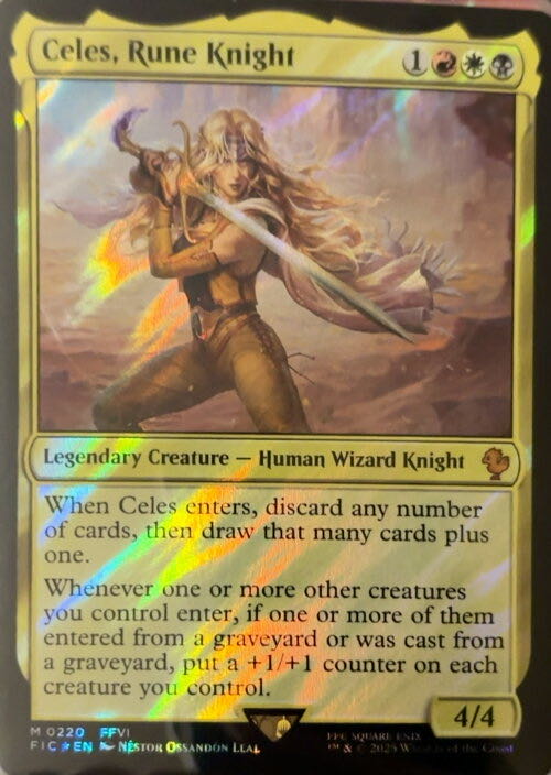Celes, Rune Knight  magic card collectible - Main Image 2