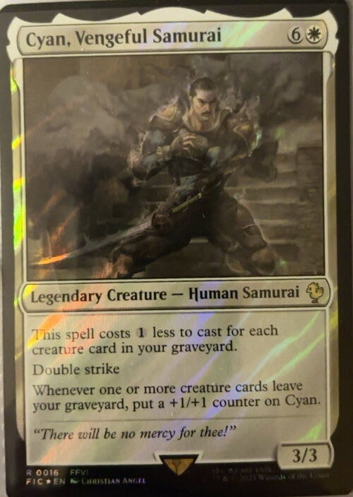 Cyan, Vengeful Samurai  magic card collectible - Main Image 2