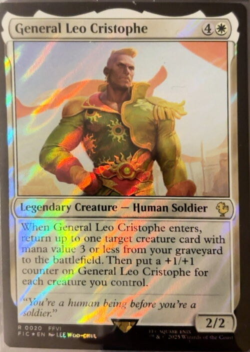 General Leo Cristophe  magic card collectible - Main Image 2