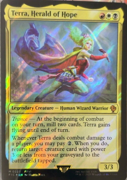 Terra, Herald of Hope  magic card collectible - Main Image 2