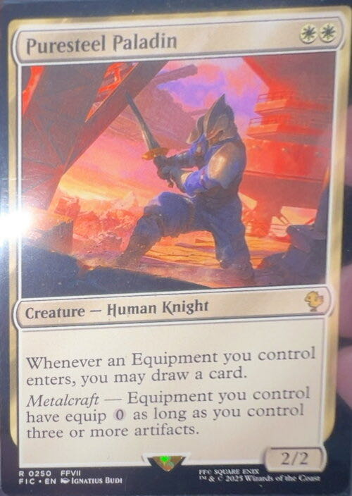 Puresteel Paladin  magic card collectible - Main Image 3