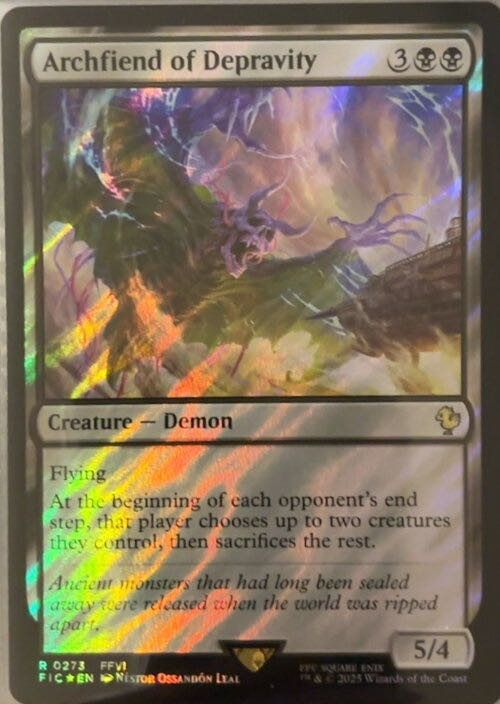Archfiend of Depravity  magic card collectible - Main Image 2