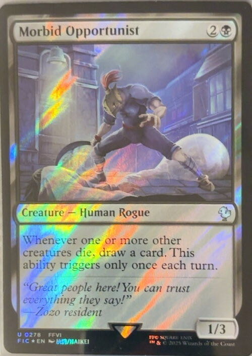 Morbid Opportunist  magic card collectible - Main Image 2