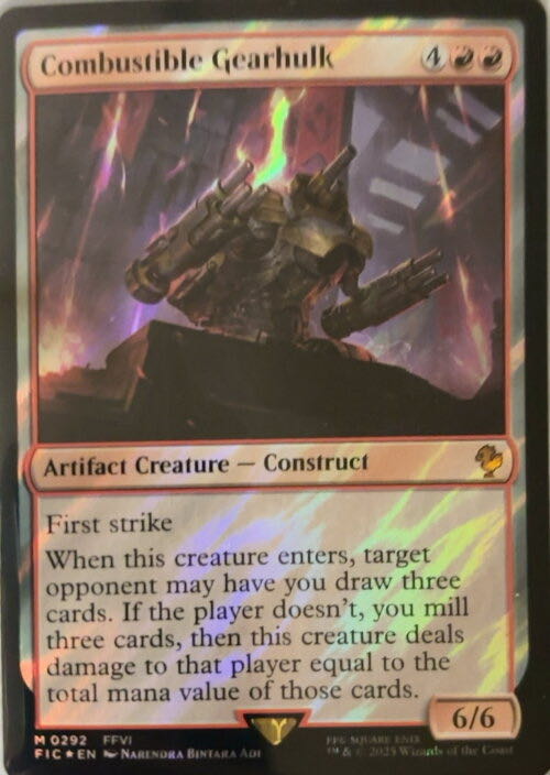 Combustible Gearhulk  magic card collectible - Main Image 2