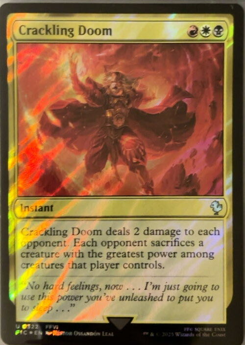 Crackling Doom  magic card collectible - Main Image 2
