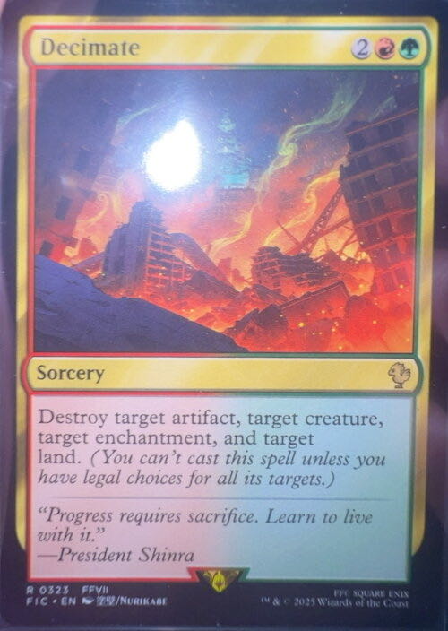 Decimate  magic card collectible - Main Image 2
