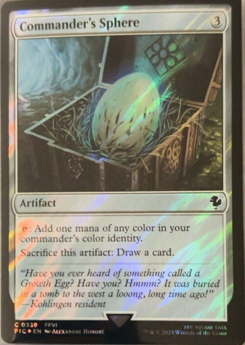 Commander’s Sphere  magic card collectible - Main Image 2