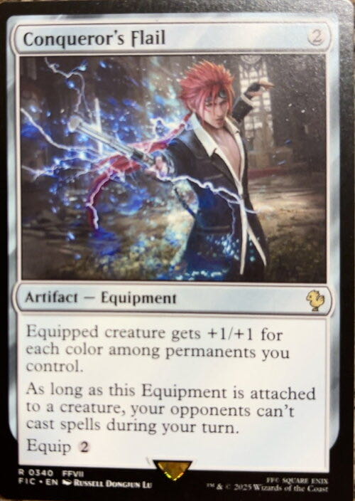 Conqueror’s Flail  magic card collectible - Main Image 3