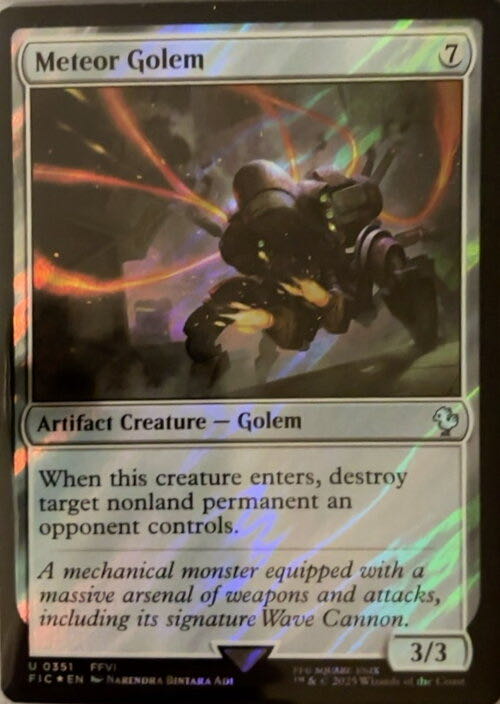 Meteor Golem  magic card collectible - Main Image 2