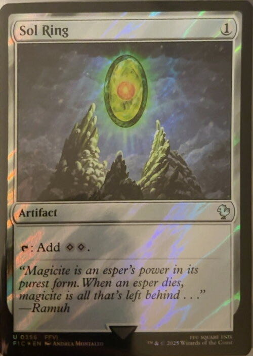 Sol Ring  magic card collectible - Main Image 2