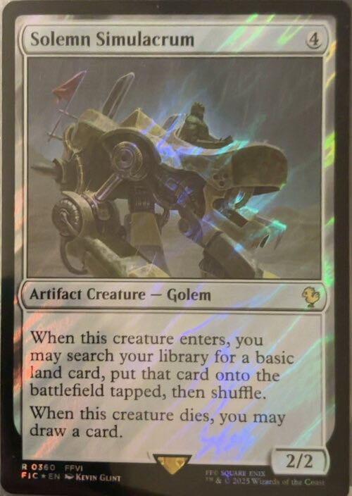 Solemn Simulacrum  magic card collectible - Main Image 2