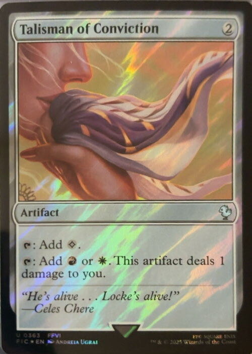 Talisman of Conviction  magic card collectible - Main Image 2