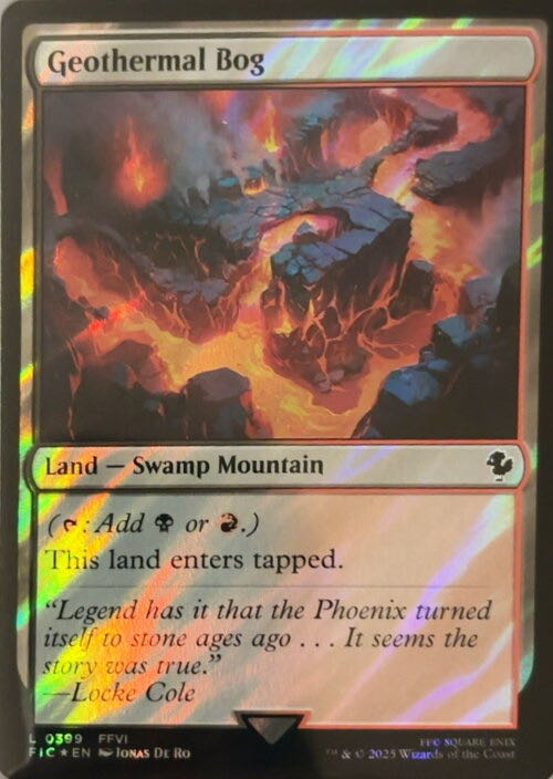 Geothermal Bog  magic card collectible - Main Image 2