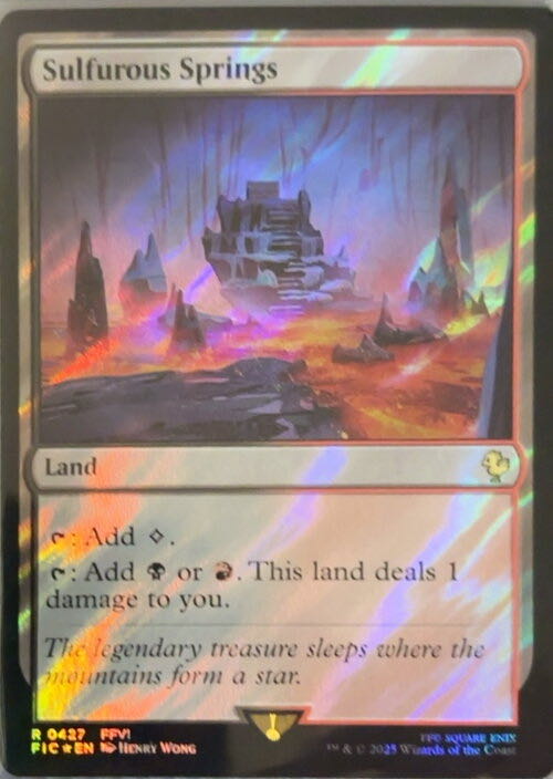 Sulfurous Springs  magic card collectible - Main Image 2
