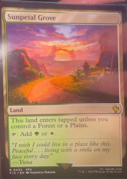 Sunpetal Grove  magic card collectible - Main Image 3