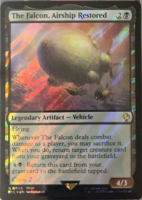 The Falcon, Airship Restored  magic card collectible - Main Image 2