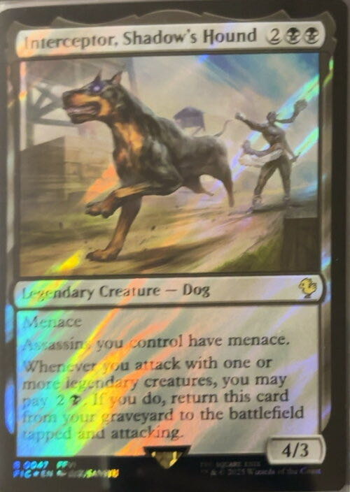 Interceptor, Shadow’s Hound  magic card collectible - Main Image 2
