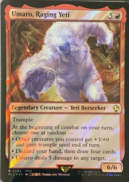 Umaro, Raging Yeti  magic card collectible - Main Image 2