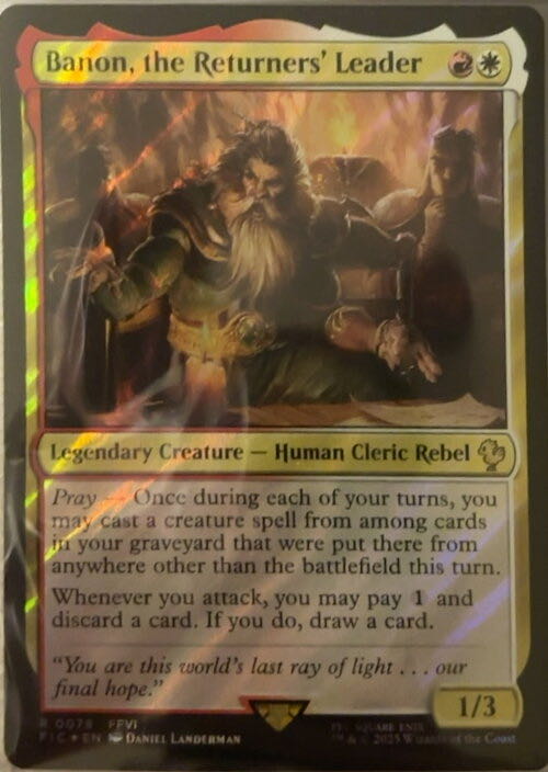 Banon, the Returners’ Leader  magic card collectible - Main Image 2