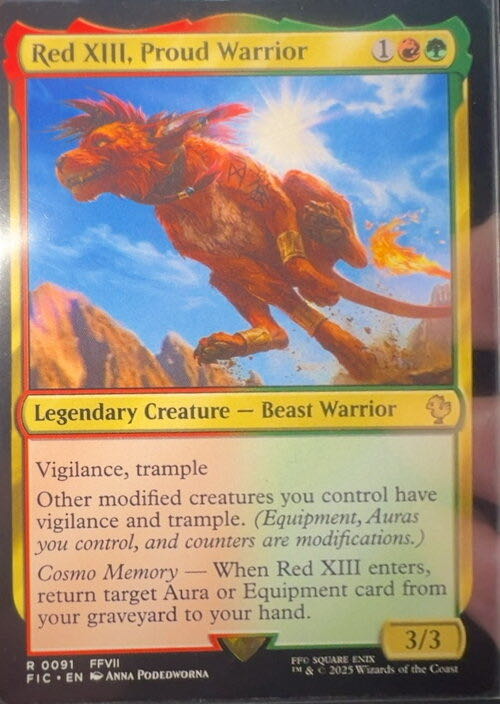 Red XIII, Proud Warrior  magic card collectible - Main Image 3