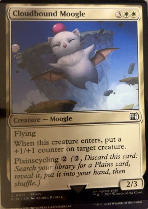 Cloudbound Moogle  magic card collectible - Main Image 2