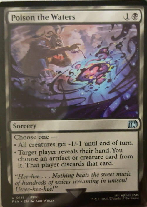 Poison the Waters  magic card collectible - Main Image 2