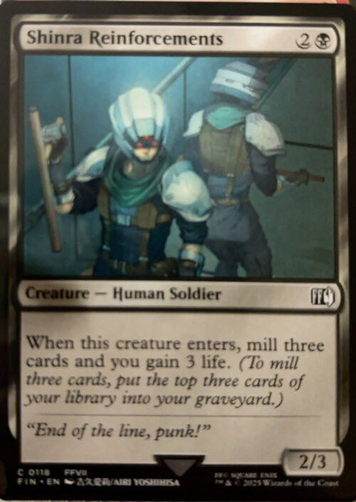 Shinra Reinforcements  magic card collectible - Main Image 2