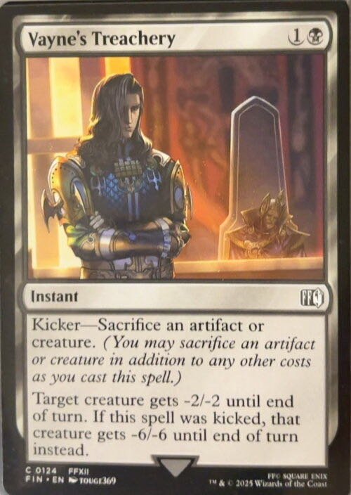 Vayne’s Treachery  magic card collectible - Main Image 2