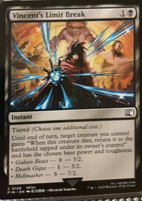 Vincent’s Limit Break  magic card collectible - Main Image 2