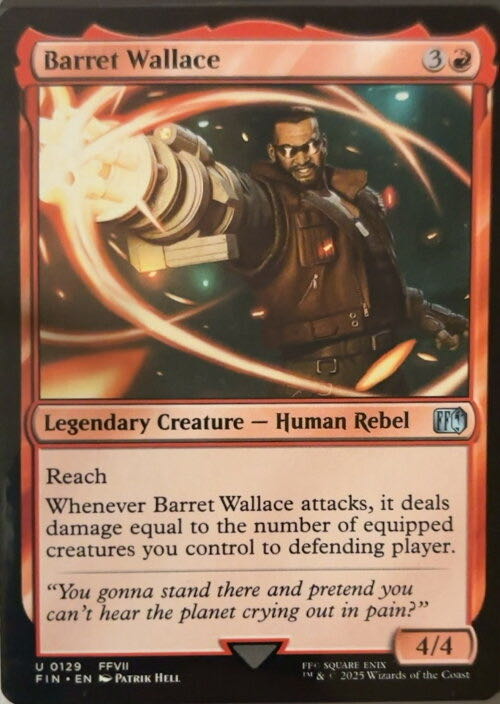 Barret Wallace  magic card collectible - Main Image 2