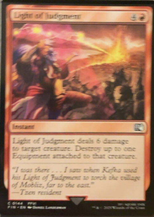 Light of Judgment  magic card collectible - Main Image 2