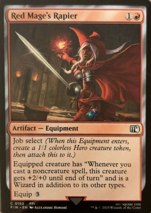 Red Mage’s Rapier  magic card collectible - Main Image 2