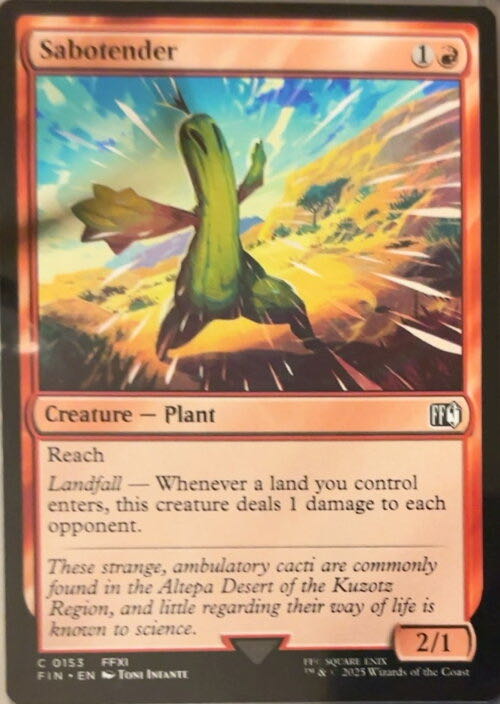 Sabotender  magic card collectible - Main Image 2
