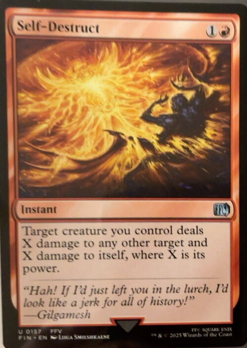 Self-Destruct  magic card collectible - Main Image 2