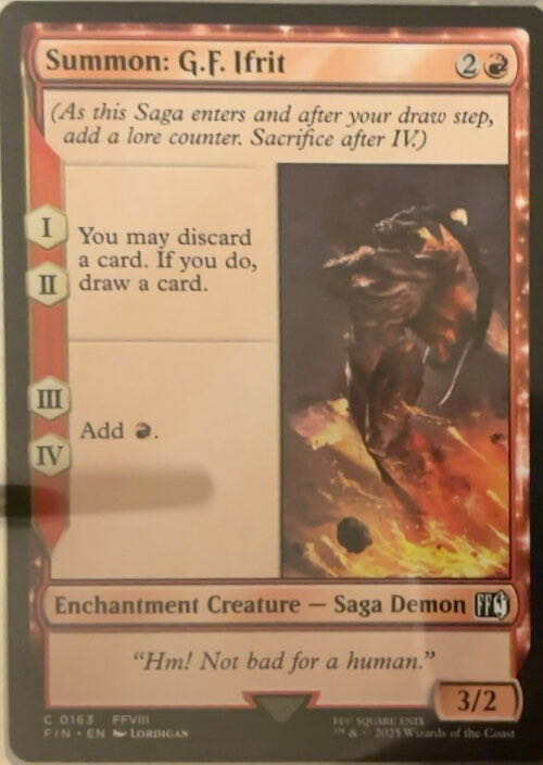Summon: G.F. Ifrit  magic card collectible - Main Image 2