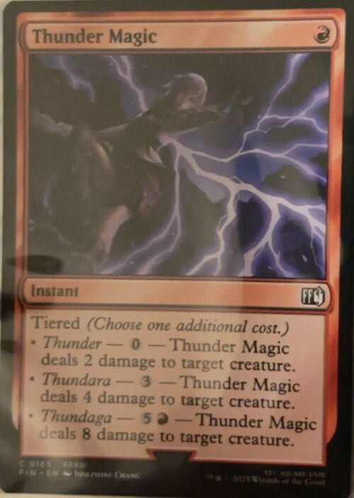 Thunder Magic  magic card collectible - Main Image 2