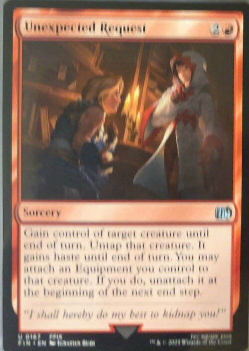 Unexpected Request  magic card collectible - Main Image 2