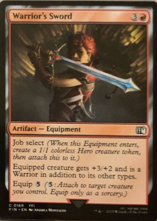 Warrior’s Sword  magic card collectible - Main Image 2