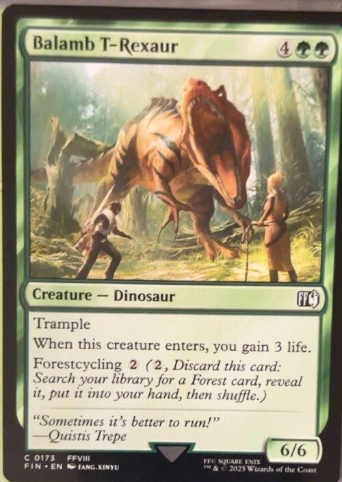 Balamb T-Rexaur  magic card collectible - Main Image 2