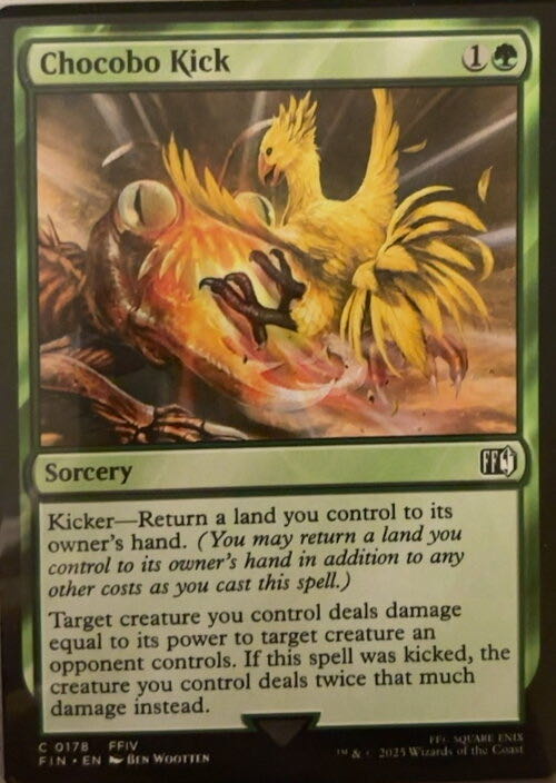 Chocobo Kick  magic card collectible - Main Image 2