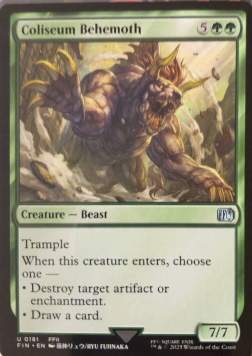 Coliseum Behemoth  magic card collectible - Main Image 2