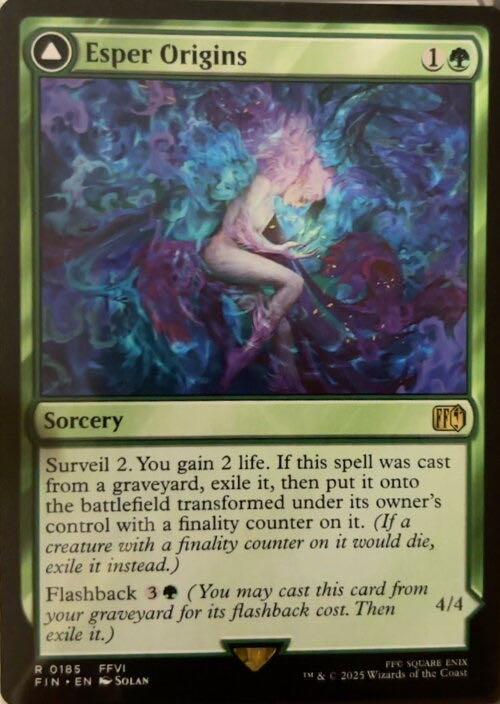 Esper Origins // Summon: Esper Maduin  magic card collectible - Main Image 2
